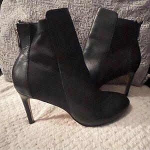 River Island Sleek Black Heeled Boots